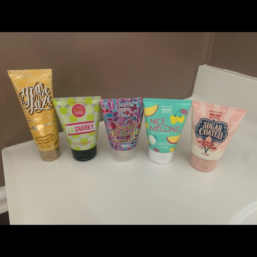 Perfectly Posh bundle: hand cremes & luminizer